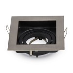 V-TAC Portafaretto LED da Incasso Quadrato GU10 e ...