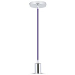 V-TAC Lampadario LED a Cilindro in Metallo con Por...