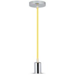 V-TAC Lampadario LED a Cilindro in Metallo con Por...
