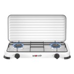 Cucina a gas Muvip Vulcano con 2 fuochi - Coperchi...