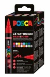 Scatola Posca PC-5BR con 16 pennarelli a vernice -...