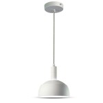 V-TAC Lampadario LED con Paralume in Alluminio e P...