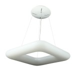 V-TAC Lampadario LED a Sospensione Quadrato 42W co...