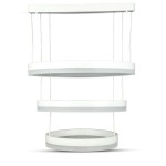 V-TAC Lampadario LED a Sospensione con 3 Cerchi 80...