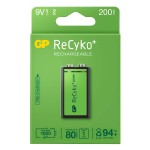 Batteria ricaricabile GP ReCyko 200mAh 9V - Pre-ca...