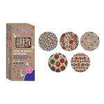 Rotolo di carta kraft natalizia Bismark - Dimensio...
