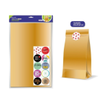 Confezione da 10 buste in carta kraft Bismark da 5...
