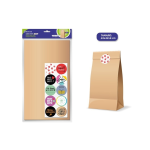 Confezione da 10 buste in carta kraft Bismark da 5...