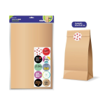 Confezione da 10 buste in carta kraft Bismark da 5...