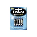 Cegasa Power Plus 2 Confezione da 4 batterie R03 A...