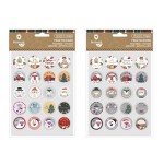 Compra Confezione da 60 adesivi natalizi Bismark - Ideali... Confezione da 60 adesivi natalizi Bismark - Ideali...