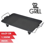 Grill Elettrico Muvip 1500W - 2 Zone Lisce e Grill...
