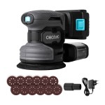 Levigatrice orbitale casuale a batteria Cecotec Pe...