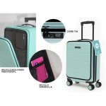 Valigia trolley da cabina rigida Lagart da 20" - 5...