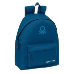 Zaino Safta Benetton Basics Navy - Tasca frontale ...