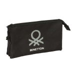 Astuccio Safta Benetton Basics - 3 scomparti con c...