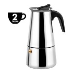 Caffettiera italiana Muvip in acciaio inox - Capac...