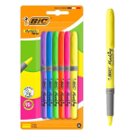 Set di 6 evidenziatori Bic con punta a scalpello, ...