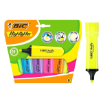 Evidenziatori Bic, confezione da 6 pennarelli fluo...
