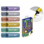 Confezione da 6 pennarelli fluorescenti metallizza...