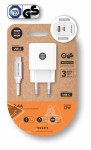 Caricabatterie da parete doppio TechOneTech + cavo...