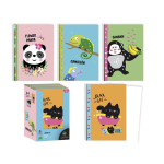 Quaderno Bismark Animals con rilegatura a punti me...