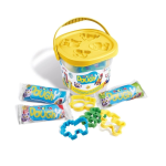 Cubo di pasta modellabile Carioca con 3 confezioni...