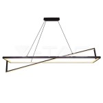 V-TAC Lampadario LED a Sospensione con 2 Rettangol...