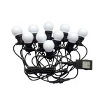 V-TAC Catenaria 5m con 10 Lampadine mini Globo LED...