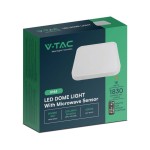 V-TAC Plafoniera LED Quadrata 36W con Telecomando ...