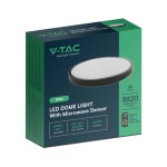 V-TAC Plafoniera LED Rotonda 36W con Telecomando e...