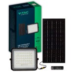 V-TAC Faro LED con Telecomando e Pannello Solare 1...