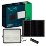 V-TAC Faro LED con Telecomando e Pannello Solare 2...