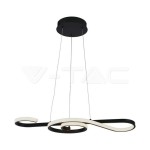 V-TAC Lampadario LED a Sospensione 18W in Metallo ...