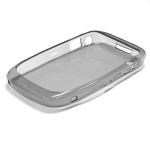 Custodia in silicone Black per Blackberry 8520+Dis...