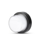 V-TAC Lampada LED da Muro Rotonda 12W Colore Nero ...