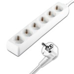 V-TAC Multipresa con Cavo 3m 6 Prese 10A 2P + Schu...