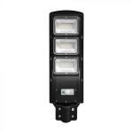 12W Led Plastic Solar Street Light 6000K Black Body