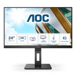 Aoc Monitor 23,8 Led Va Fhd 16:9 4Ms 250 Cdm, Pivo...
