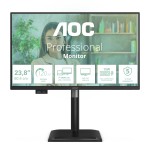 Aoc Monitor 23,8 Led Ips Fhd 16:9 120Hz, Reg Altez...
