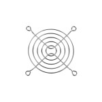 ARCTIC Fan Grill Protezione per ventola 80mm