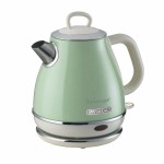 Bollitore 1Litro Verde 1630W Serie Vintage