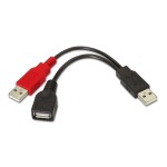 AISENS A101-0030 cavo USB 0,15 m USB 2.0 2 x USB A...