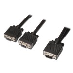 AISENS A113-0081 cavo VGA 0,45 m VGA (D-Sub) 2 x V...