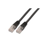 AISENS A135-0257 cavo di rete Nero 0,5 m Cat6 U/UT...