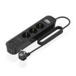 AISENS ASPS-2A2C11-BK prolunghe e multiple 1,4 m 3...