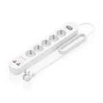 AISENS ASPS-2A2C14-W prolunghe e multiple 1,4 m 5 ...