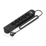 AISENS ASPS-2A2C15-BK prolunghe e multiple 1,4 m 5...