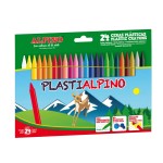 Alpino Confezione da 24 Pastelli PlastiAlpino per ...