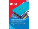APLI SP-581225 Trasparente Etichetta per stampante...